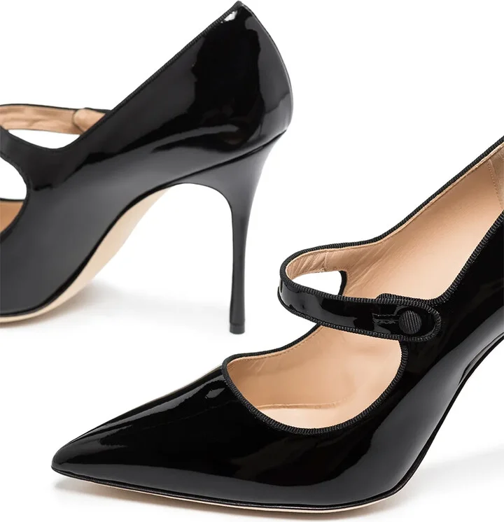 Campari 105mm pointed-toe pumps - Image 2