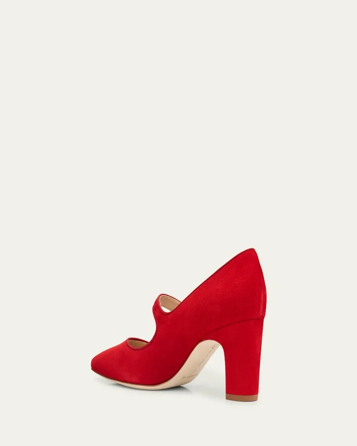Campariba Kid Suede Pumps - Image 3