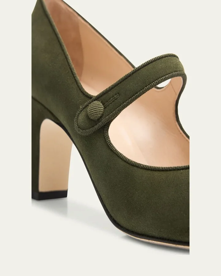Campariba Kid Suede Pumps - Image 4