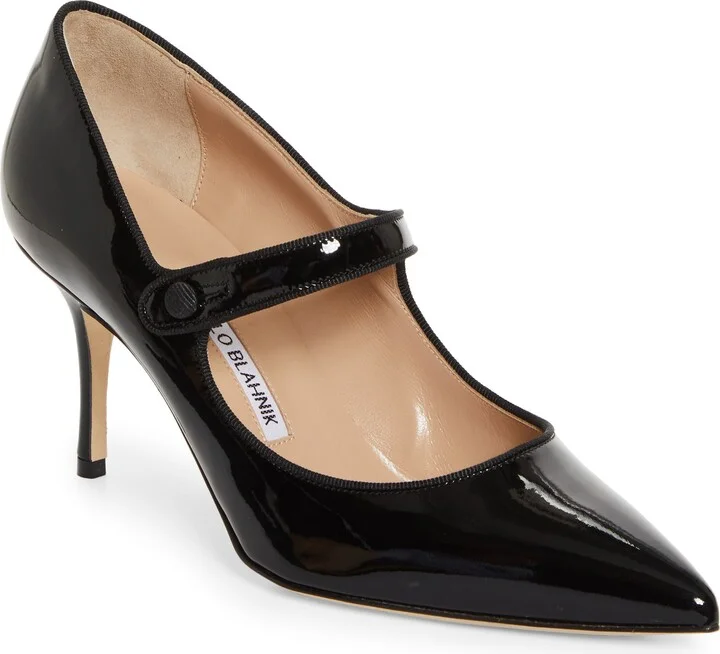 Camparinew Pointed Toe Mary Jane Pump