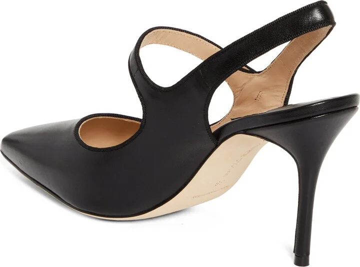 Camparisli Pointed Toe Mary Jane Slingback Pump - Image 2