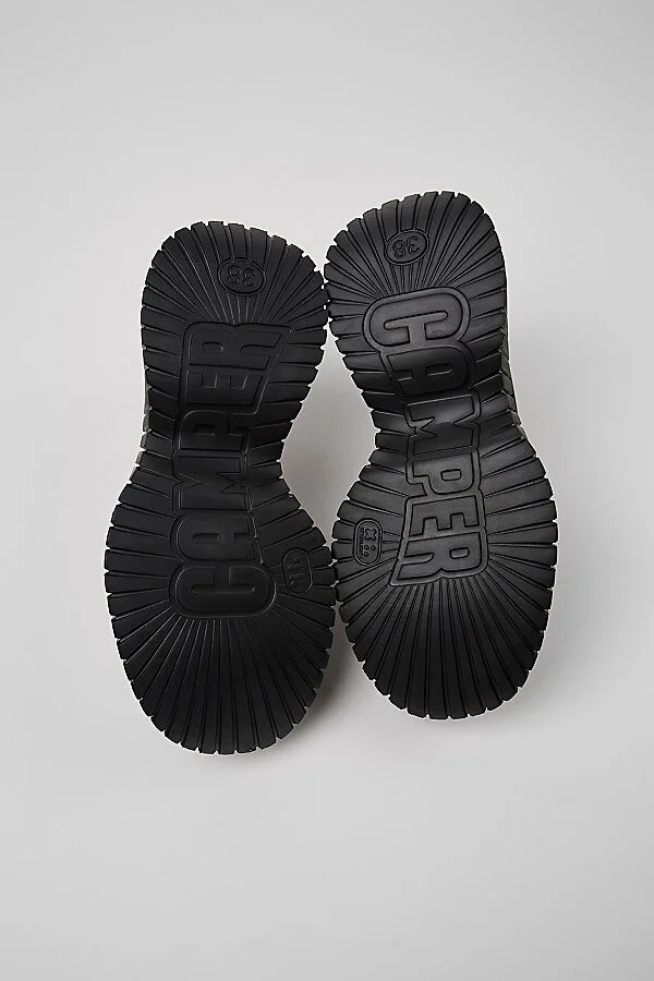 Camper BCN Platform Oxford Shoe in Black - Image 5