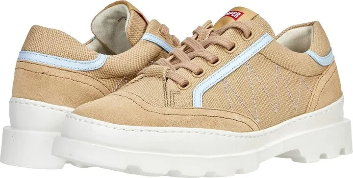 Camper Brutus K201209 Women's Shoes Beige : EU 38 (US Women's 8) B - Medium, Textile/Leather