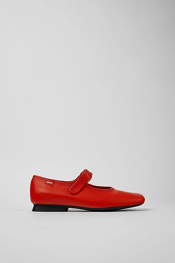 Camper Casi Leather Mary Jane Shoe in Black - Image 7