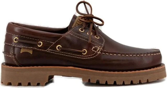 Camper Chunky-Sole Lace-Up Moccasins