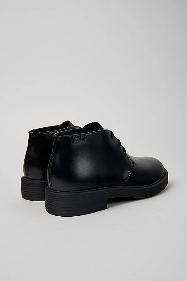 Camper Dean Leather Chukka Boot in Black - Image 3