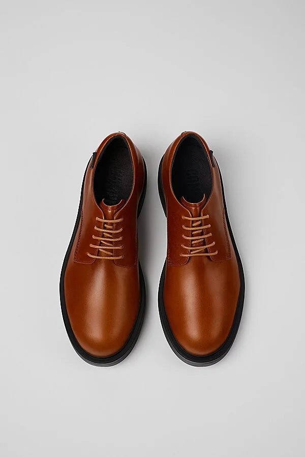 Camper Dean Leather Oxford Shoe in Black - Image 8
