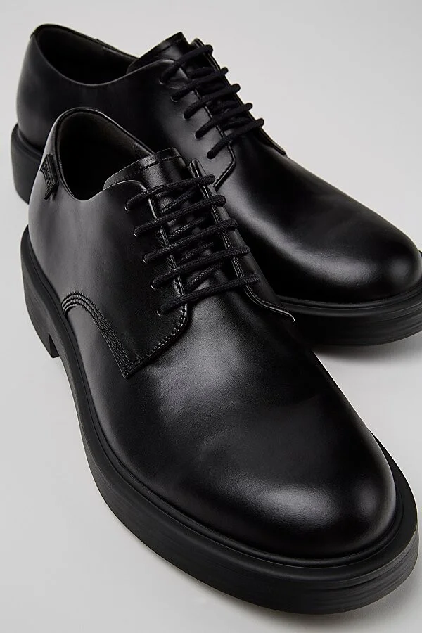 Camper Dean Leather Oxford Shoe in Black