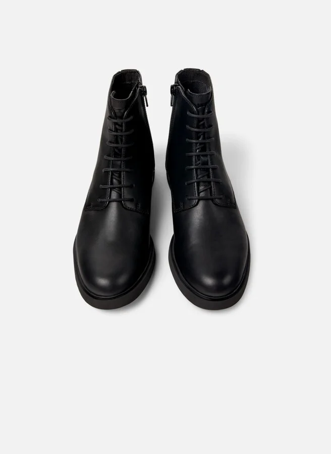 Camper Iman Leather Lace Up Bootie - Image 3