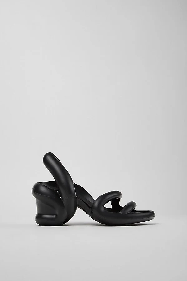 Camper Kobarah EVA Heeled Sandal in Black - Image 2