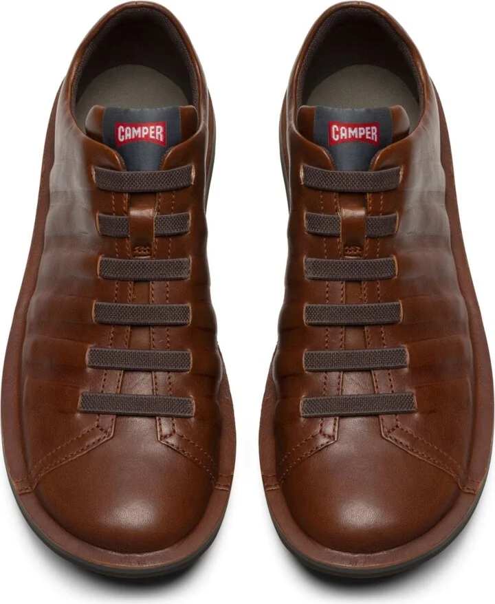 Camper Men's Beetle Leather Sneakers - Image 11