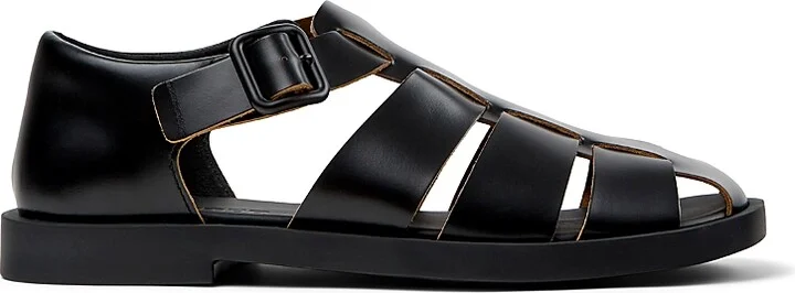 Camper Men's Black Don Fisherman Sandals