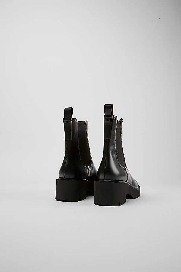 Camper Milah Leather Chelsea Boot in Black - Image 4
