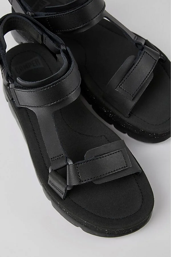 Camper Oruga Sandals in Black/White - Image 2