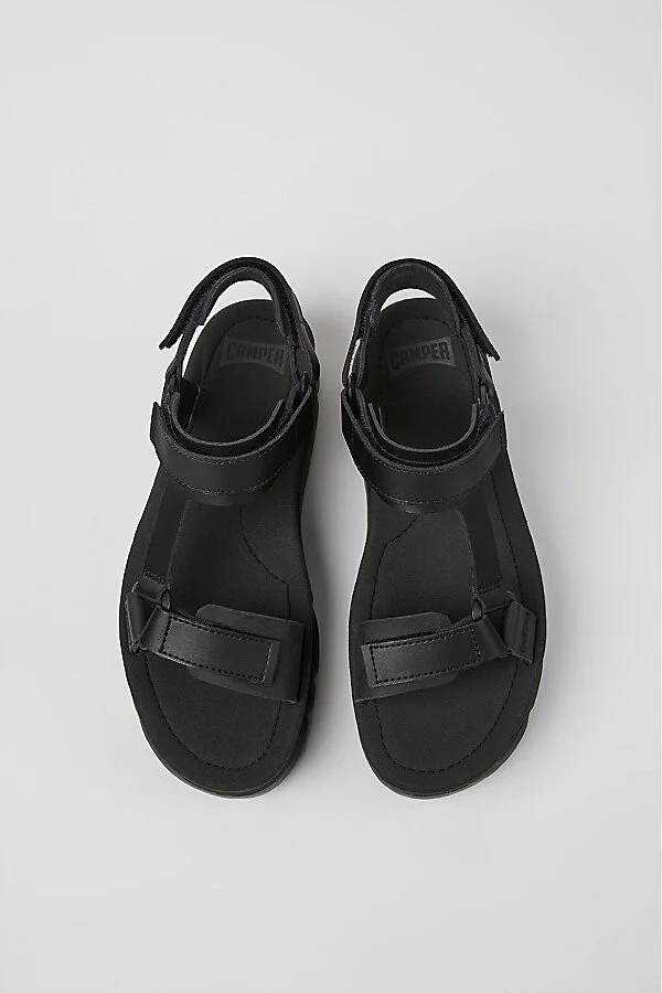 Camper Oruga Sandals in Black/White - Image 3