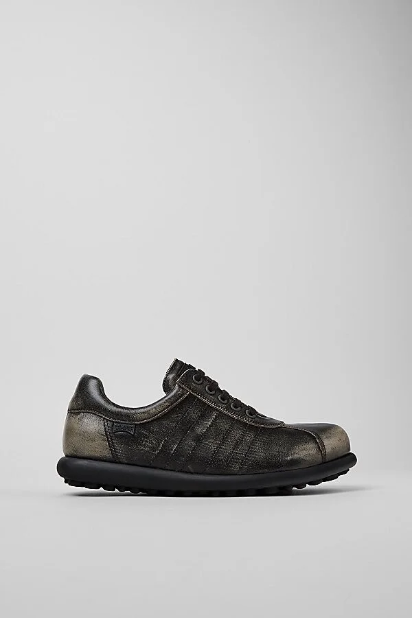 Camper Pelotas Ariel Iconic Leather Sneaker in Black - Image 2