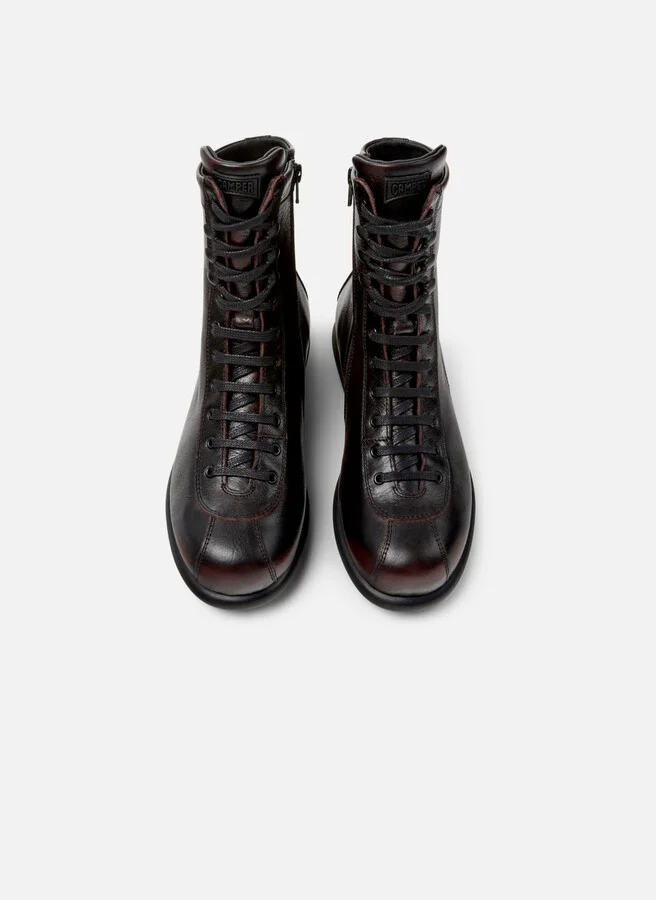 Camper Pelotas Ariel Leather Lace Up Bootie - Image 3