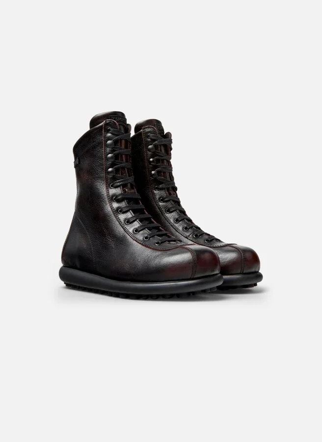 Camper Pelotas Ariel Leather Lace Up Bootie