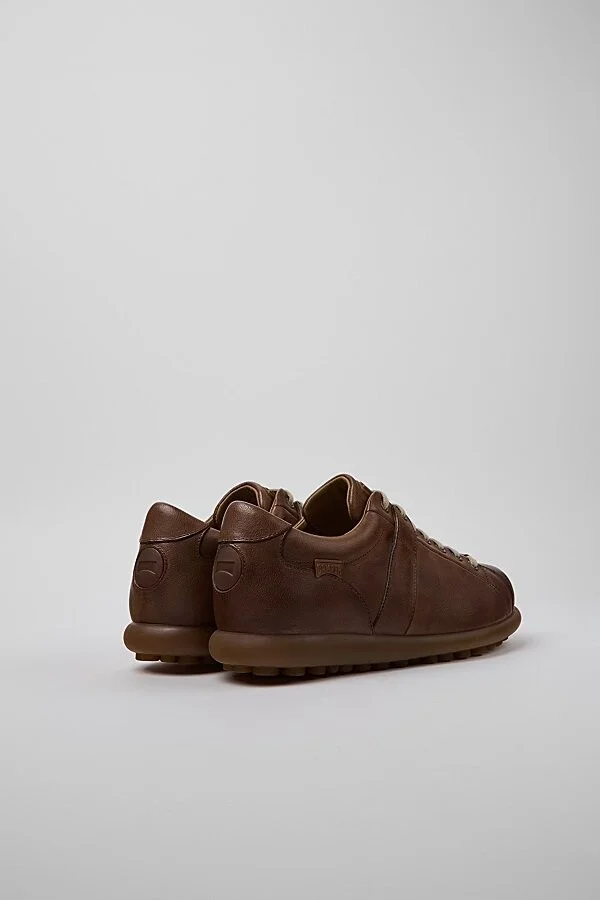 Camper Pelotas Ariel Leather Sneaker in Brown - Image 3