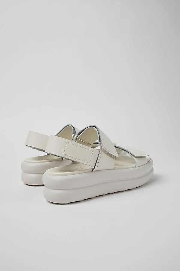 Camper Pelotas Flota Up Strap Sandal in White - Image 3