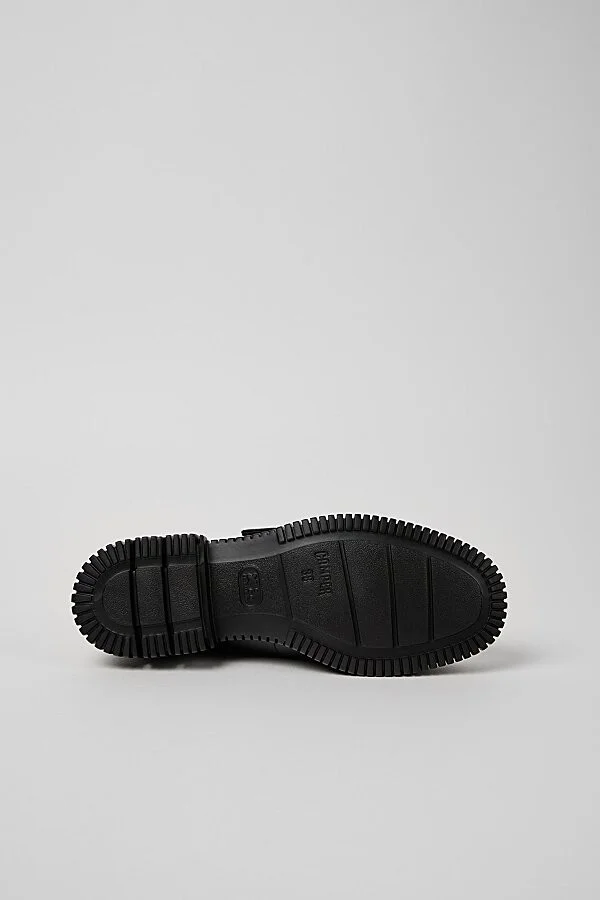 Camper Pix Leather Mary Jane Ballet Flat in Black - Image 5