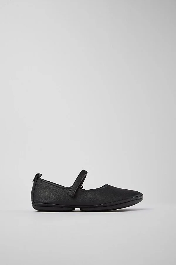 Camper Right Leather Ballet Flat in Black - Image 2