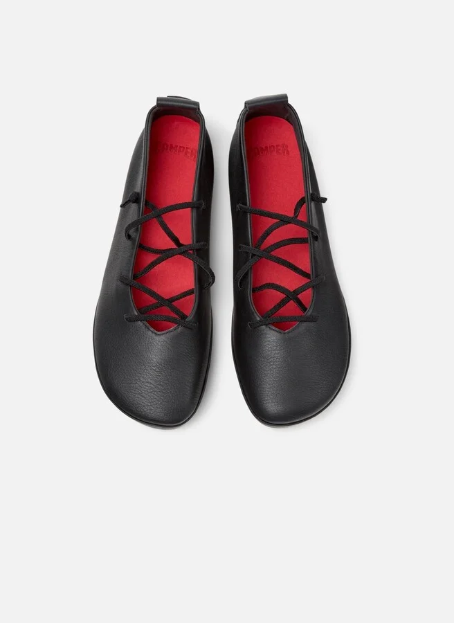 Camper Right Nina Leather Ballerina - Image 11