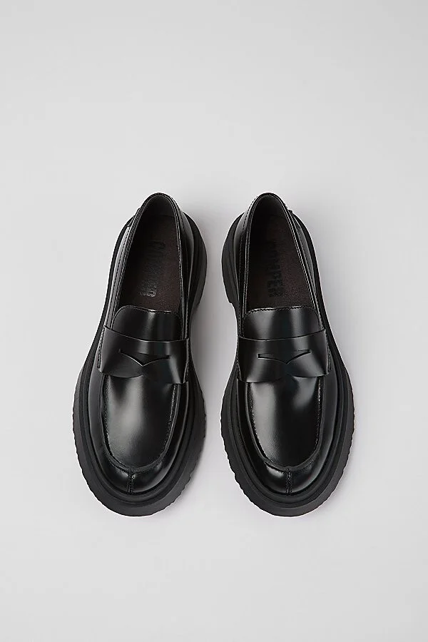 Camper Walden Leather Loafers in Black - Image 4