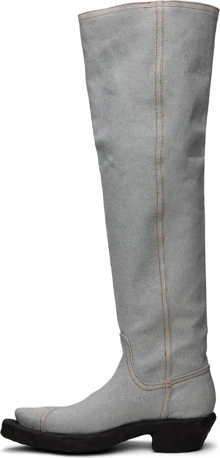 CAMPERLAB Blue Venga Tall Boots - Image 3