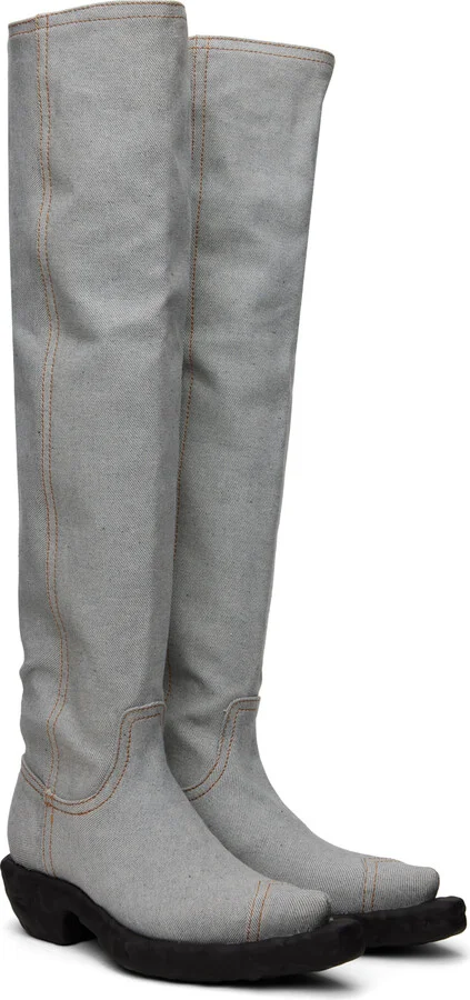 CAMPERLAB Blue Venga Tall Boots - Image 4