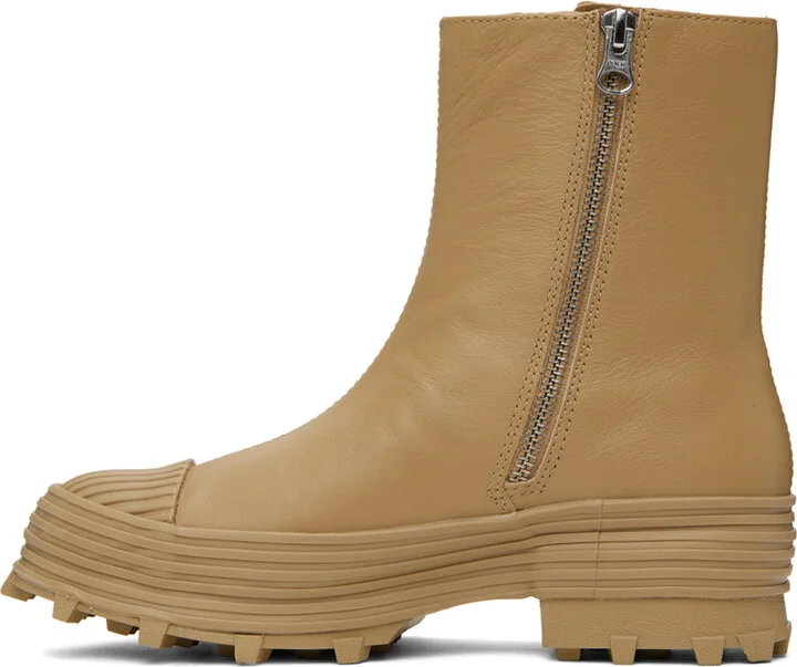CAMPERLAB Taupe Traktori Boots - Image 3