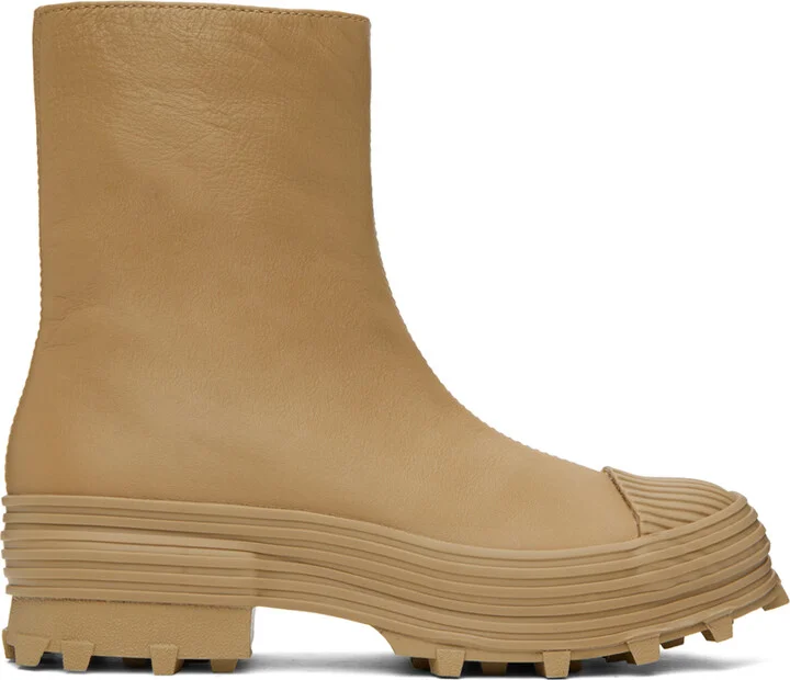 CAMPERLAB Taupe Traktori Boots