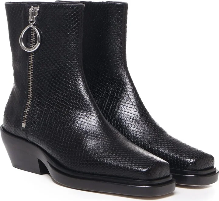 Camperos In Python Effect Leather - Image 2