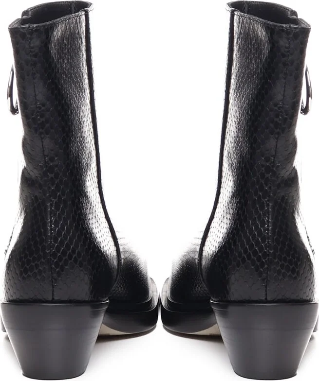Camperos In Python Effect Leather - Image 3