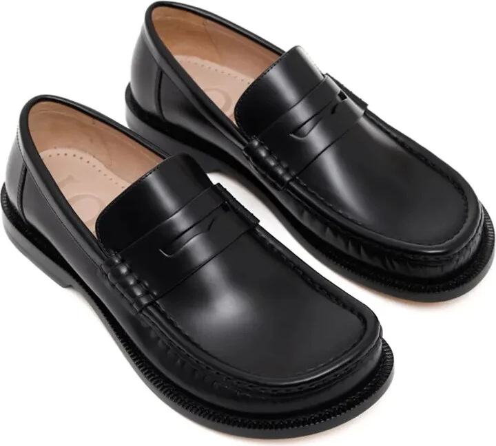 Campo asymmetrical leather loafers - Image 2