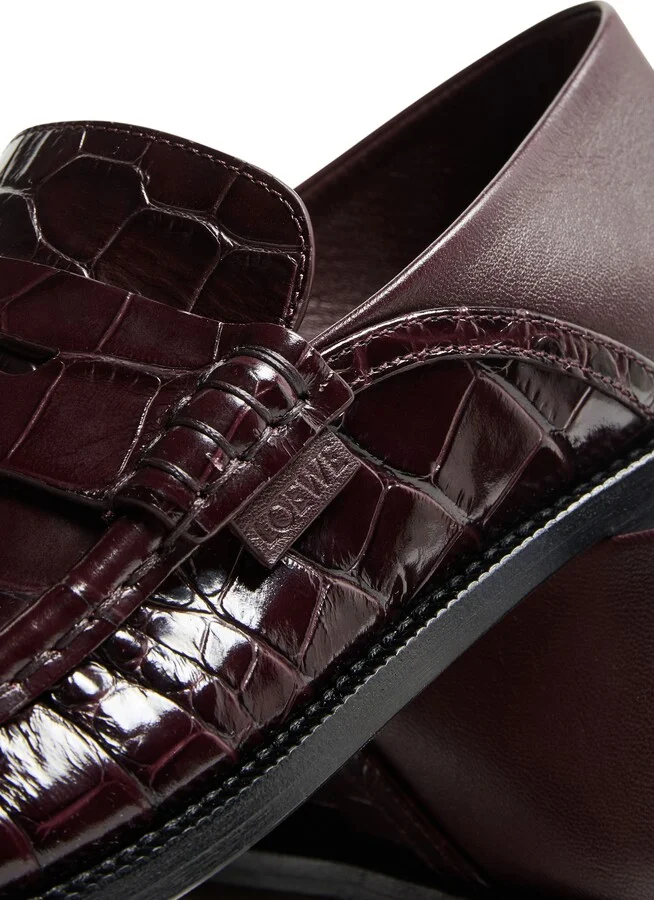 Campo bi-material loafers - Image 7