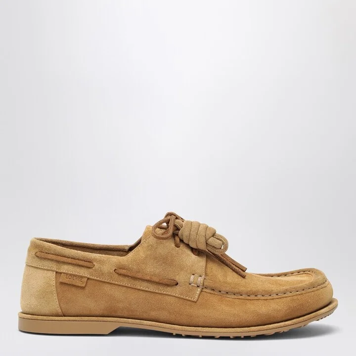 Campo boat shoe in tabacco suede