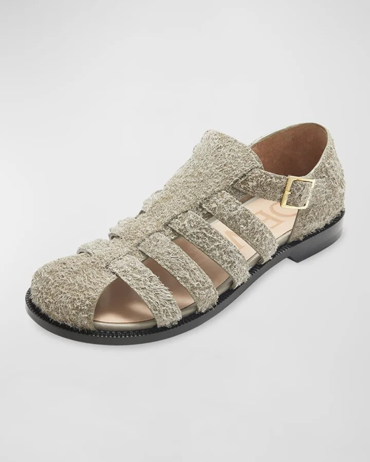 Campo Brushed Suede Fisherman Sandals - Image 2