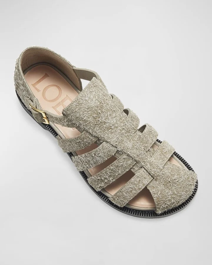 Campo Brushed Suede Fisherman Sandals - Image 3
