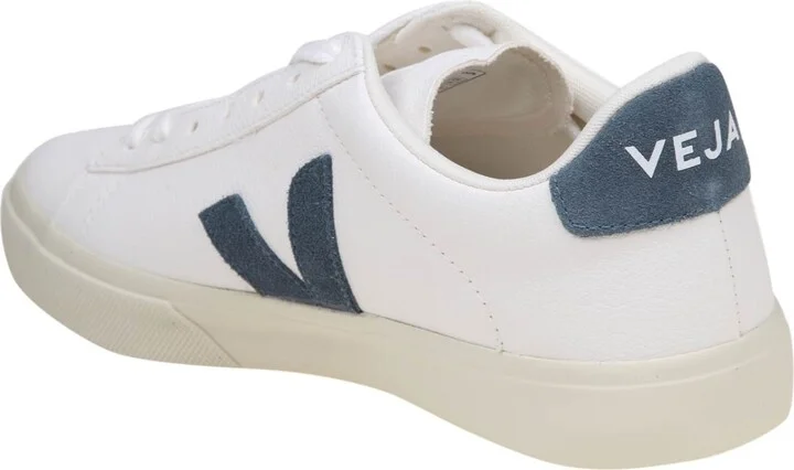 Campo Chromefree In White/blue Leather - Image 3