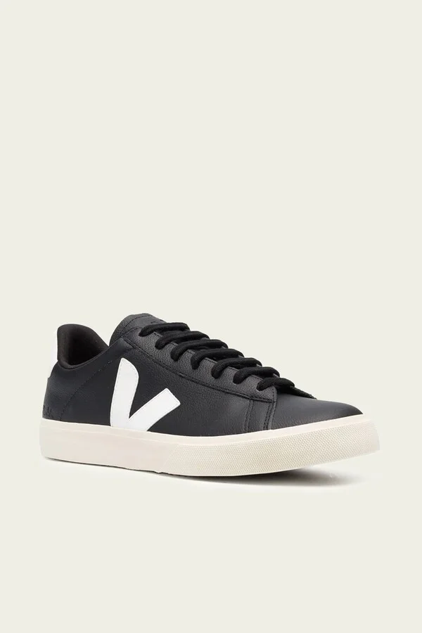 Campo Chromefree Leather Men Sneaker in Black and White - Image 2