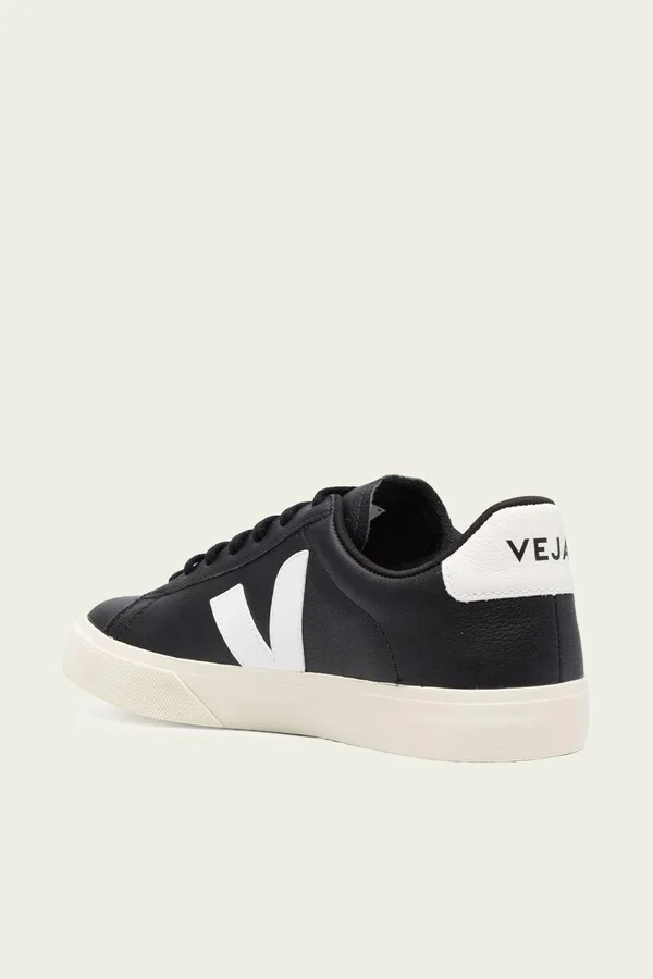 Campo Chromefree Leather Men Sneaker in Black and White - Image 3