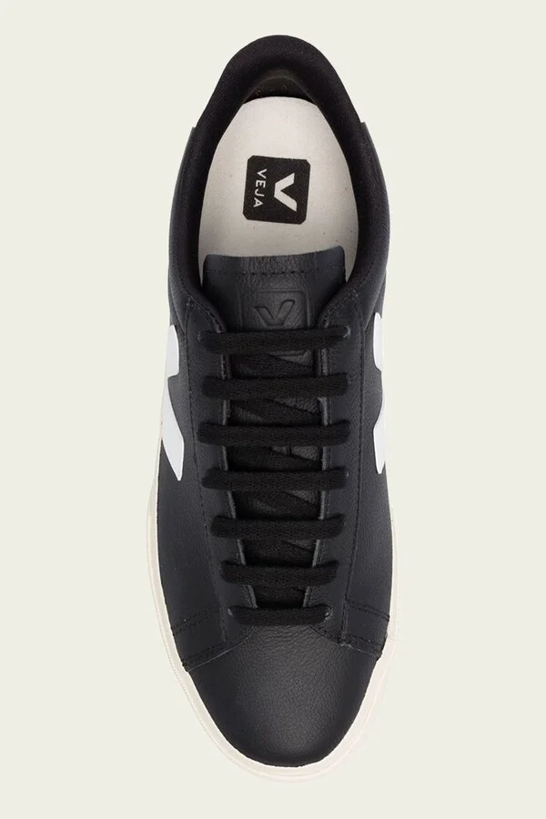 Campo Chromefree Leather Men Sneaker in Black and White - Image 4