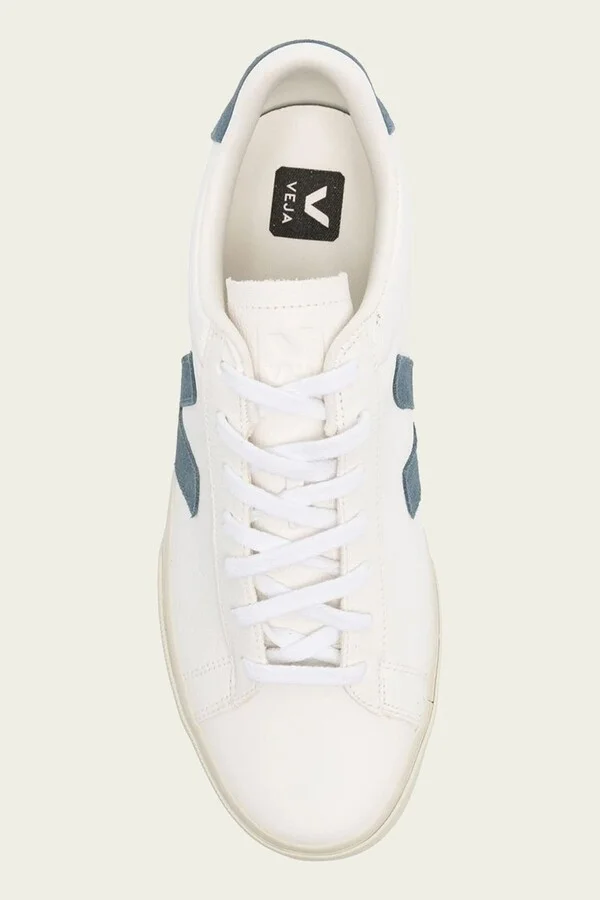 Campo Chromefree Leather Men Sneaker in White California - Image 4