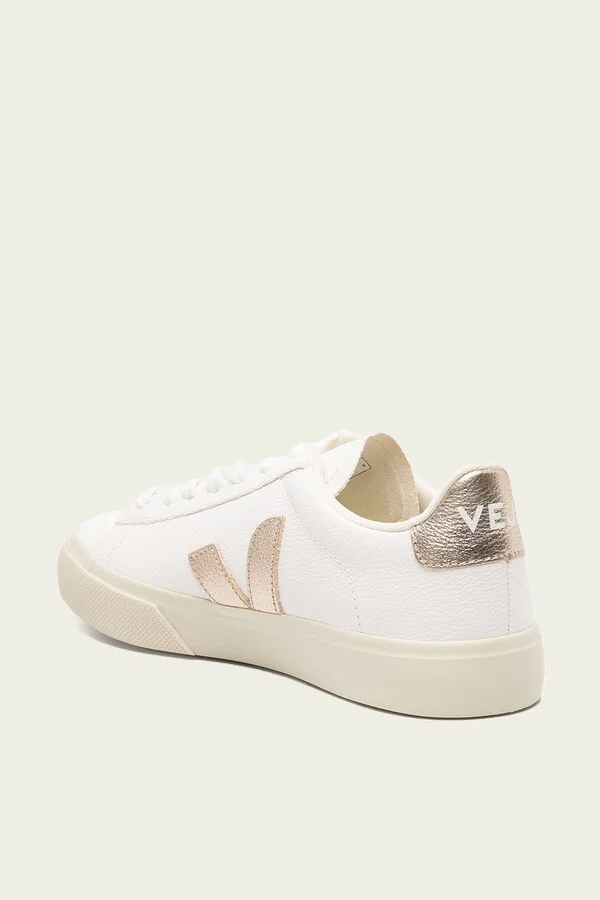 Campo Chromefree Leather Sneaker in White Platine - Image 3