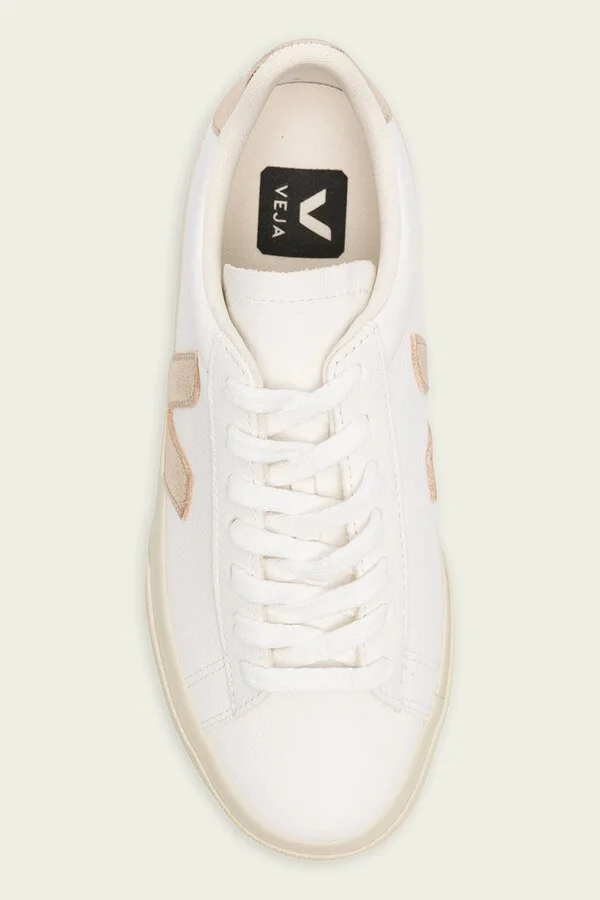 Campo Chromefree Leather Sneaker in White Platine - Image 4