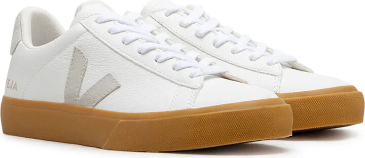 Campo CP0503147A Sneaker Women's White Gum Chromefree Leather Comfort Shoes