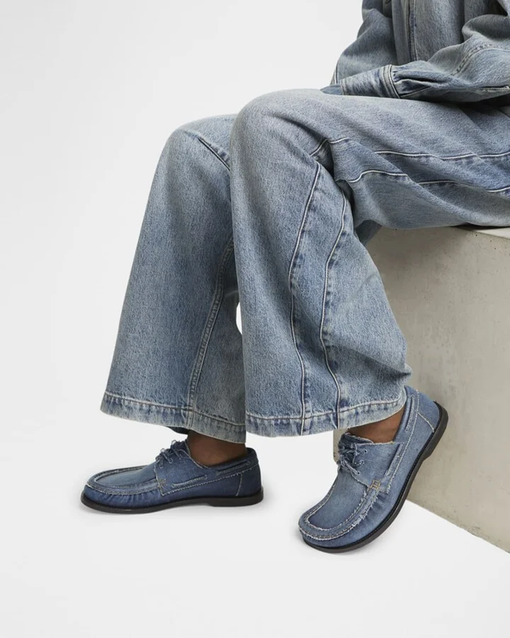 Campo Denim Boat Loafers - Image 2