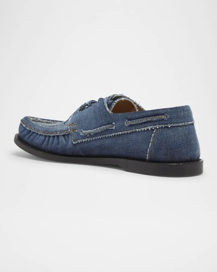 Campo Denim Boat Loafers - Image 3