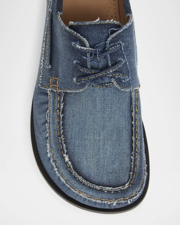 Campo Denim Boat Loafers - Image 4